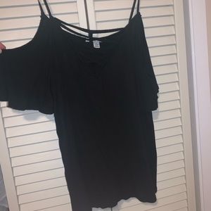 Cold shoulder t shirt